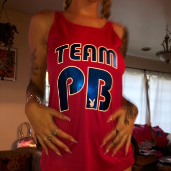 Tops - Playboy jersey tank